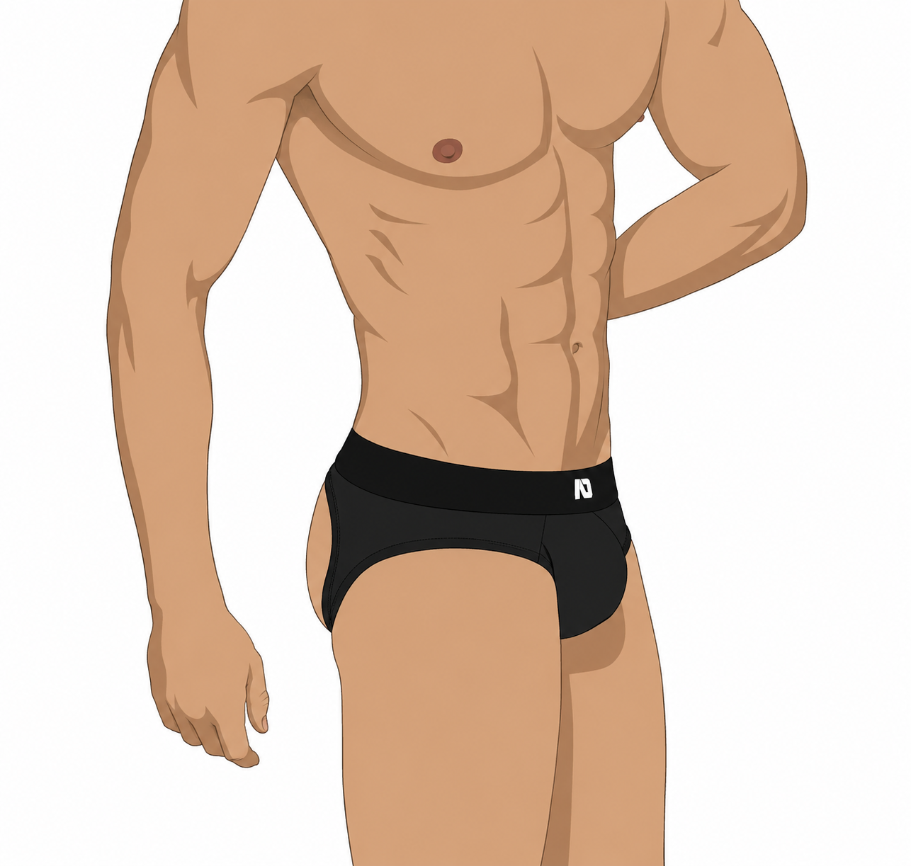 ADDICTED - Bottomless Fetish Brief