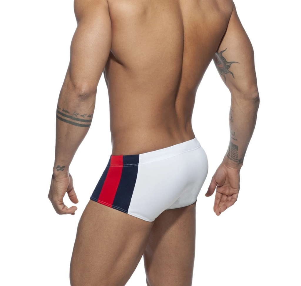 ADDICTED - Stripes Basic Swim Sunga