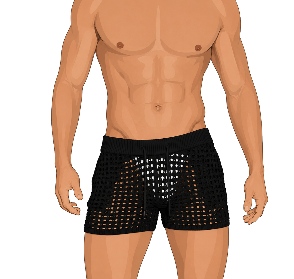 CODE 22 - Crochet Knit Shorts
