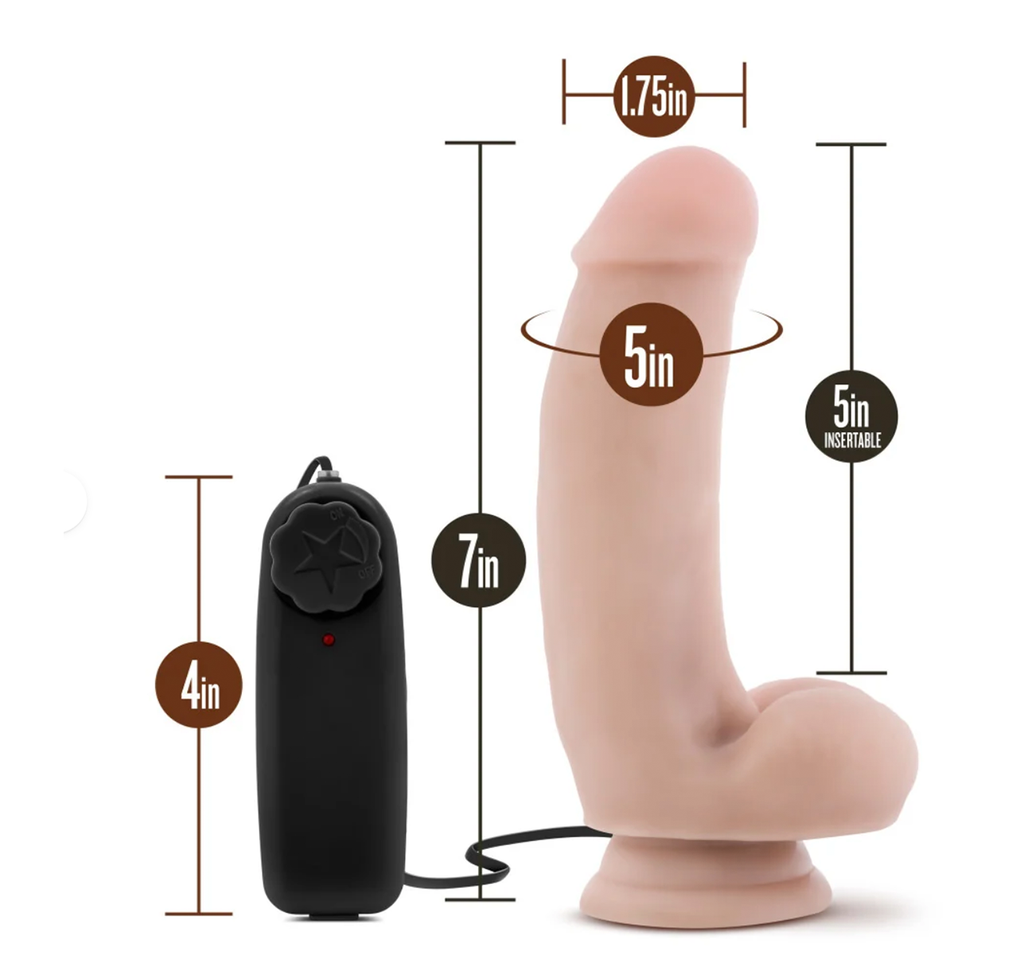 Coverboy - The Quarterback Vanilla 7-Inch Dildo