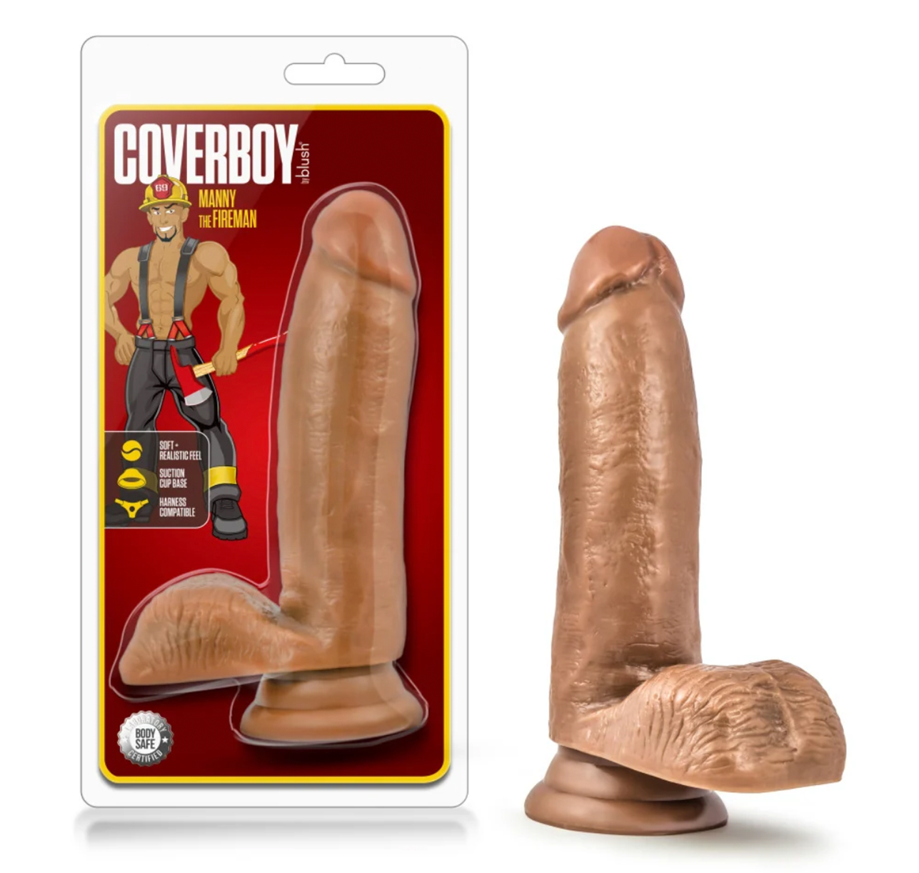 Coverboy - Manny The Fireman Latin 7-Inch Dildo