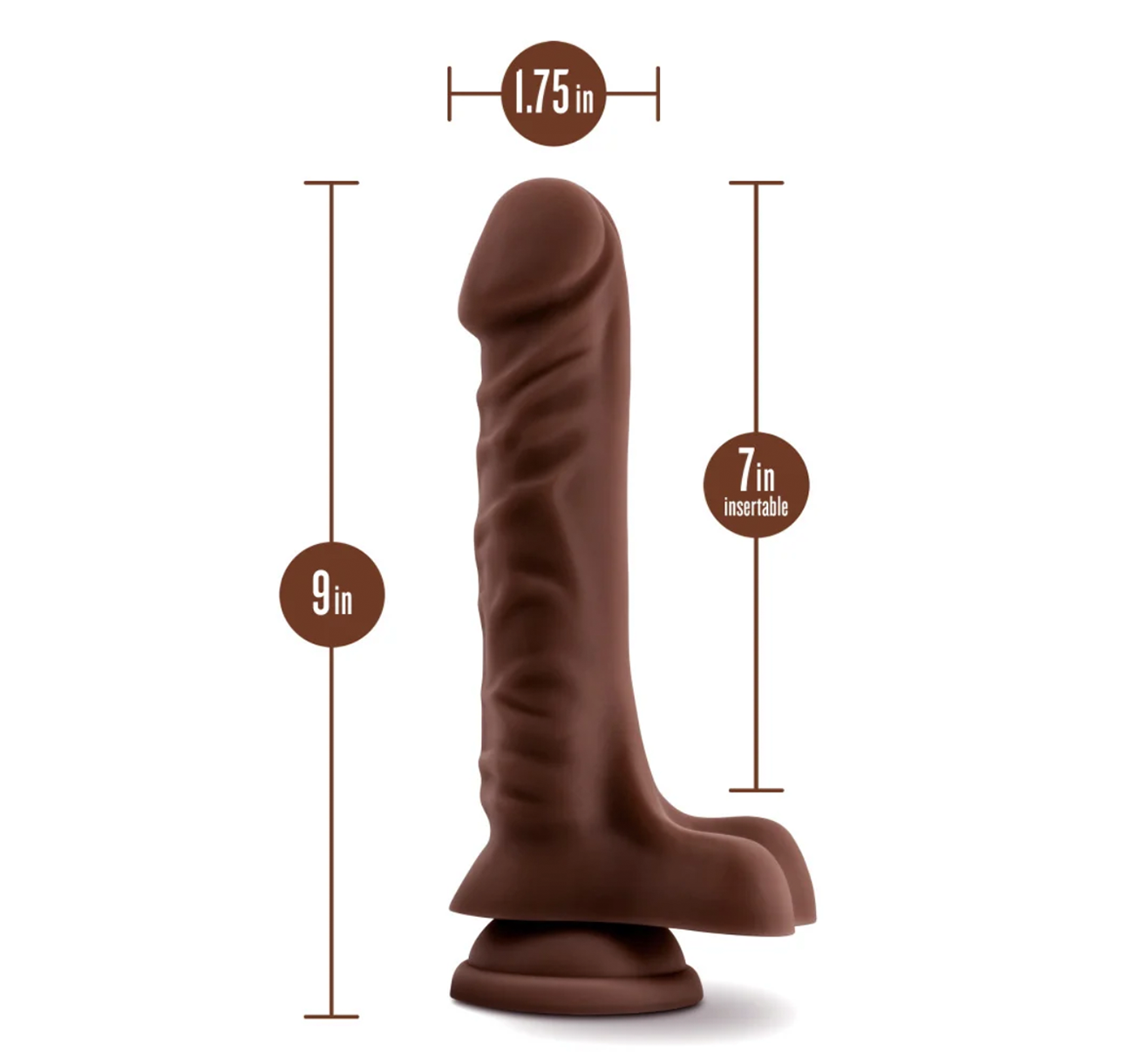 Coverboy - The Chocolate DJ 9-Inch Dildo