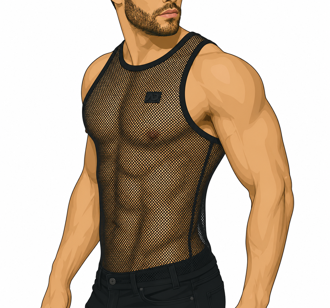 ADDICTED - Fresh Mesh Tank Top