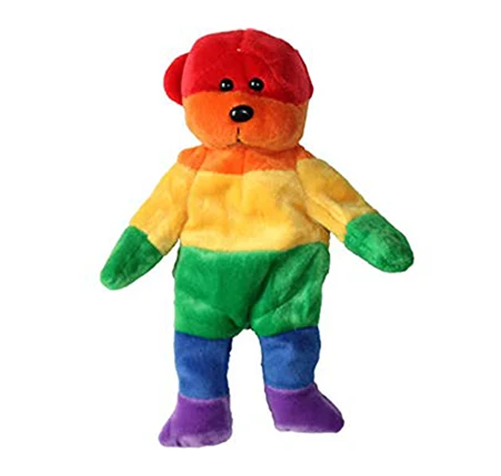 Mr Fluffy Rainbow Bear