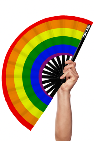 Rainbow - Hand Fan