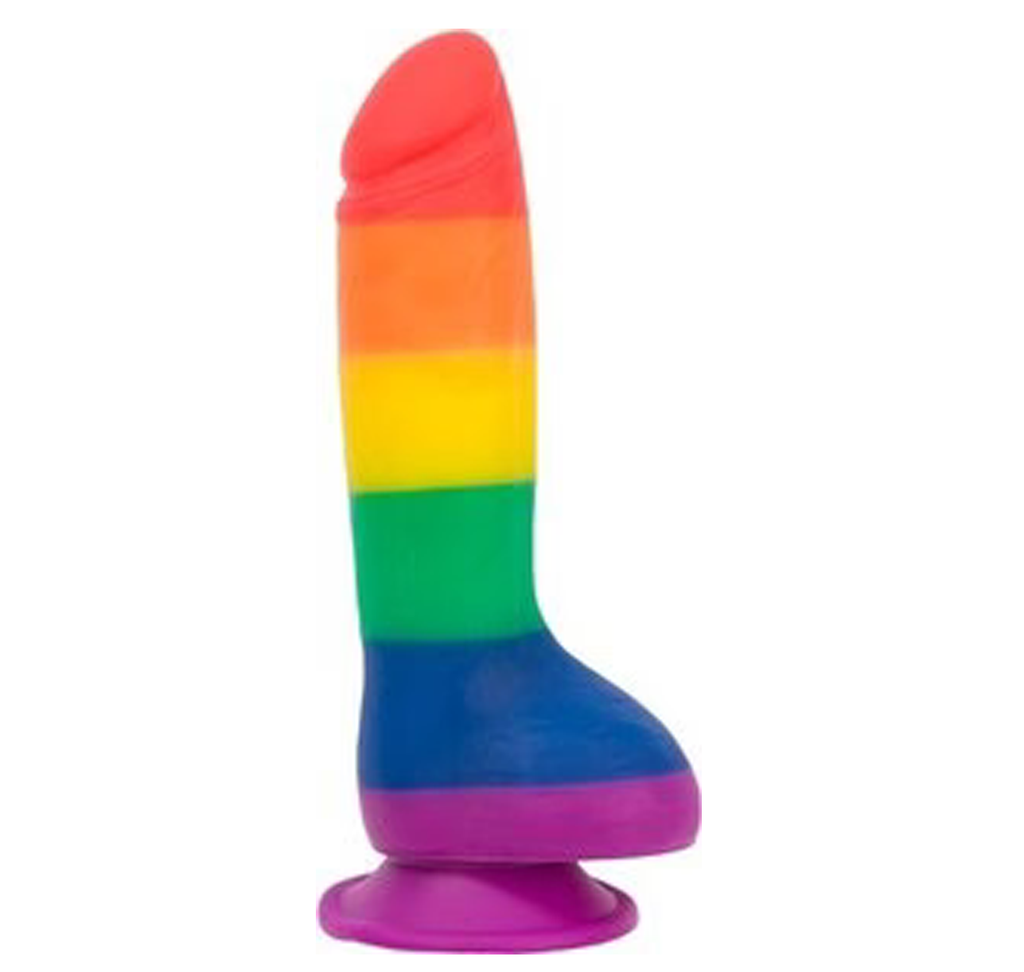 ADDICTION - Silicone 8 inch Rainbow Dildo