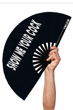 Show Me Your Cock - Hand Fan