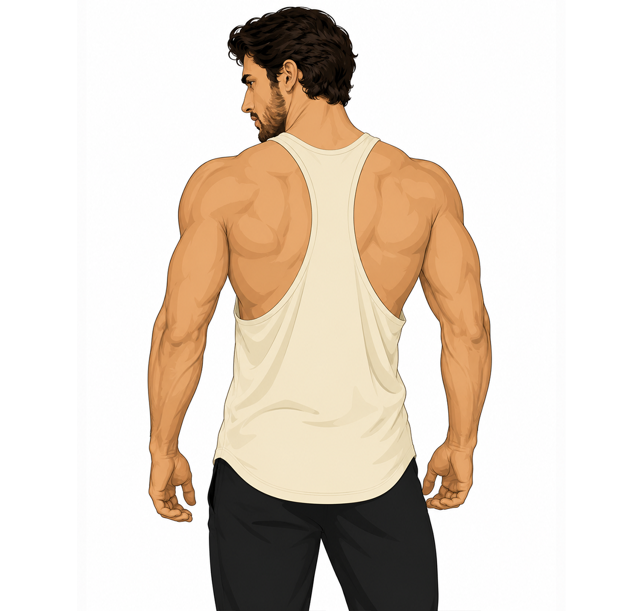 Y.M.L.A. CALIFORNIA GYM GEAR Y-BACK TANK