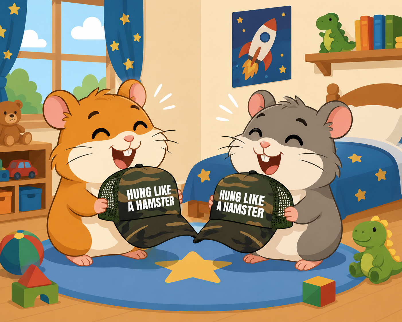 Hung Like a Hamster - Trucker Hat