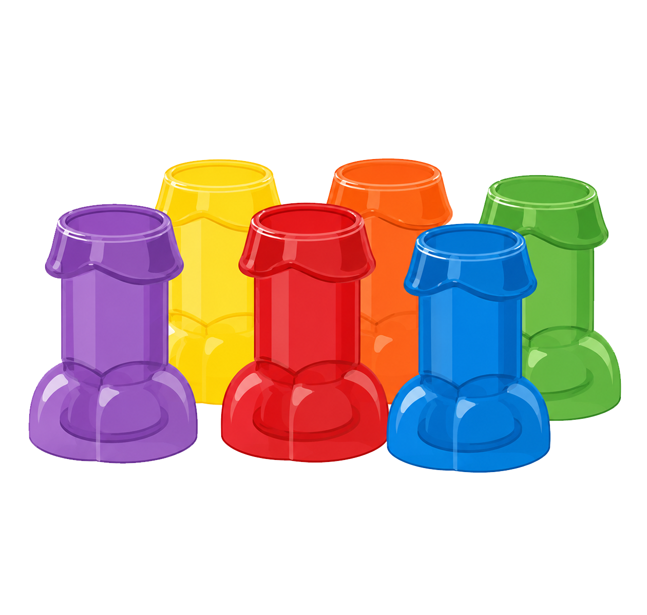Rainbow Shot Glasses