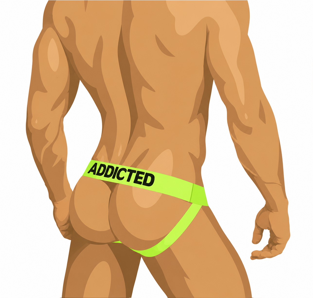 ADDICTED - RING UP NEON MESH JOCK