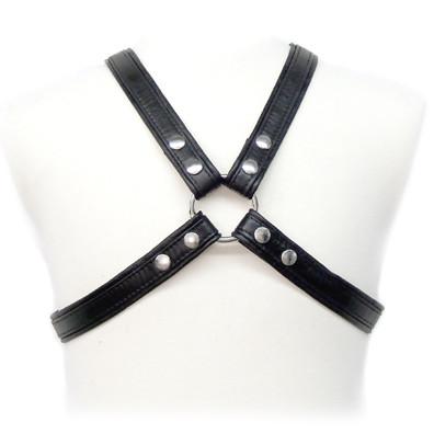Leather Harness With Stripes