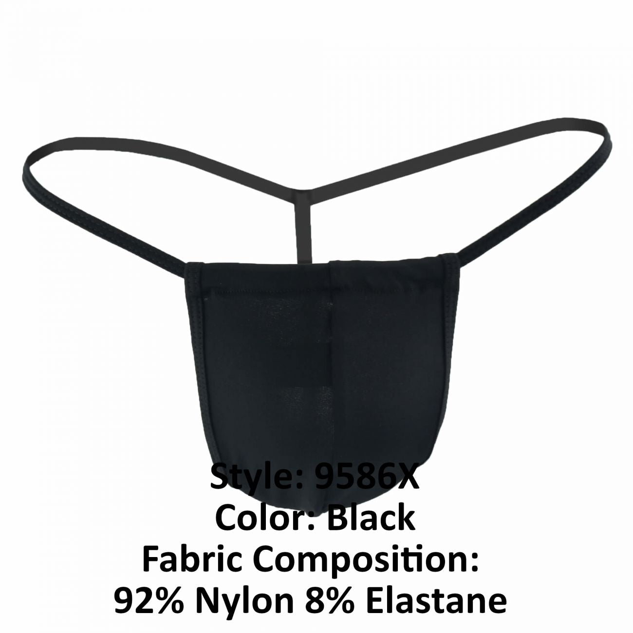 CandyMan 9586X Thongs Color Black