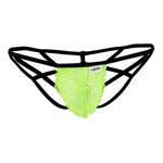 CandyMan 99276 Candy Lace Thongs Color Green