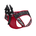 CandyMan 99356 Devil Costume Outfit Color Black-Red