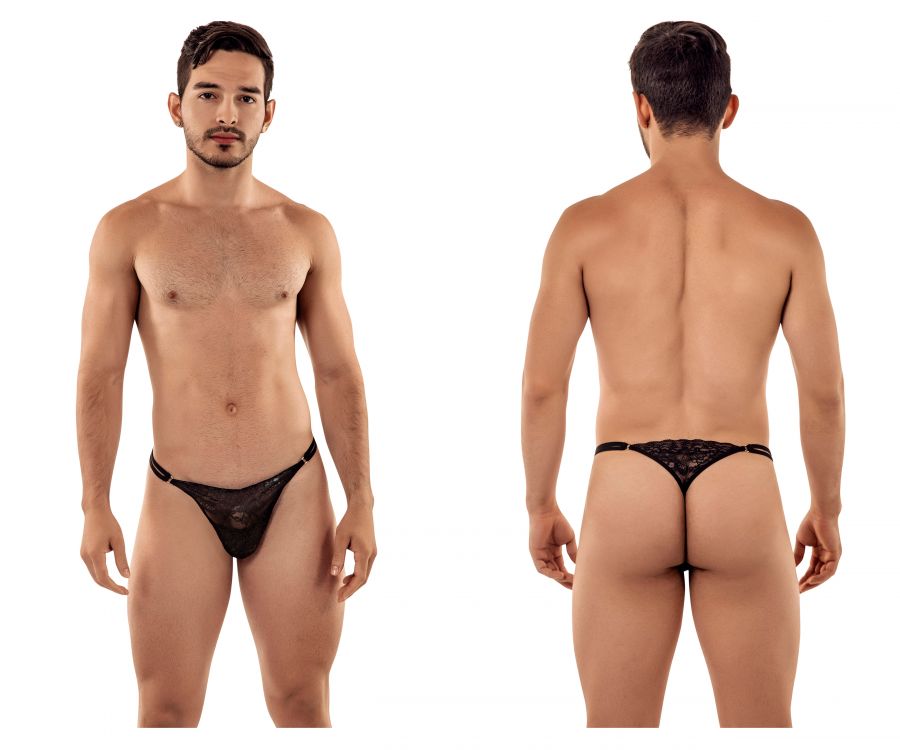 CandyMan 99421 Lace G-String Thongs Color Black – BlockParty Weho