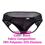 CandyMan 99490X Lace-Mesh Jockstrap Color Black