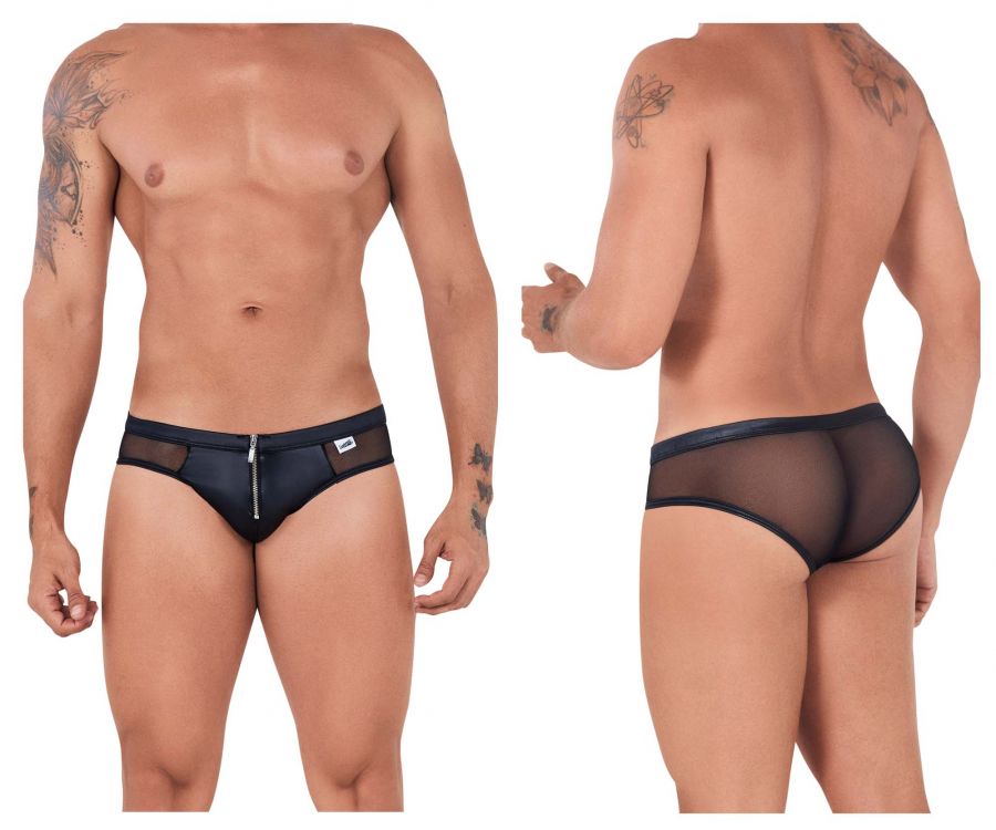 CandyMan 99500 Zipper-Mesh Bikini Color Black