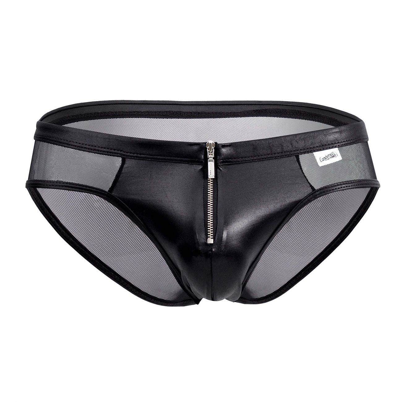 CandyMan 99500 Zipper-Mesh Bikini Color Black