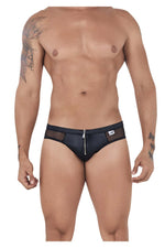 CandyMan 99500 Zipper-Mesh Bikini Color Black