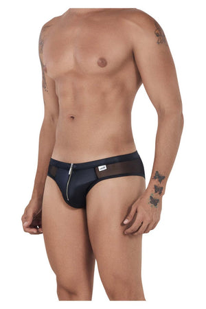 CandyMan 99500 Zipper-Mesh Bikini Color Black