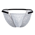CandyMan 99503 Peekaboo Lace Bikini Color Gray