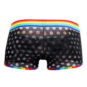 CandyMan 99511X Polka Mesh Trunks Color Black