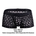 CandyMan 99511X Polka Mesh Trunks Color Black