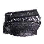 CandyMan 99513 Lace-Satin Trunks Color Black
