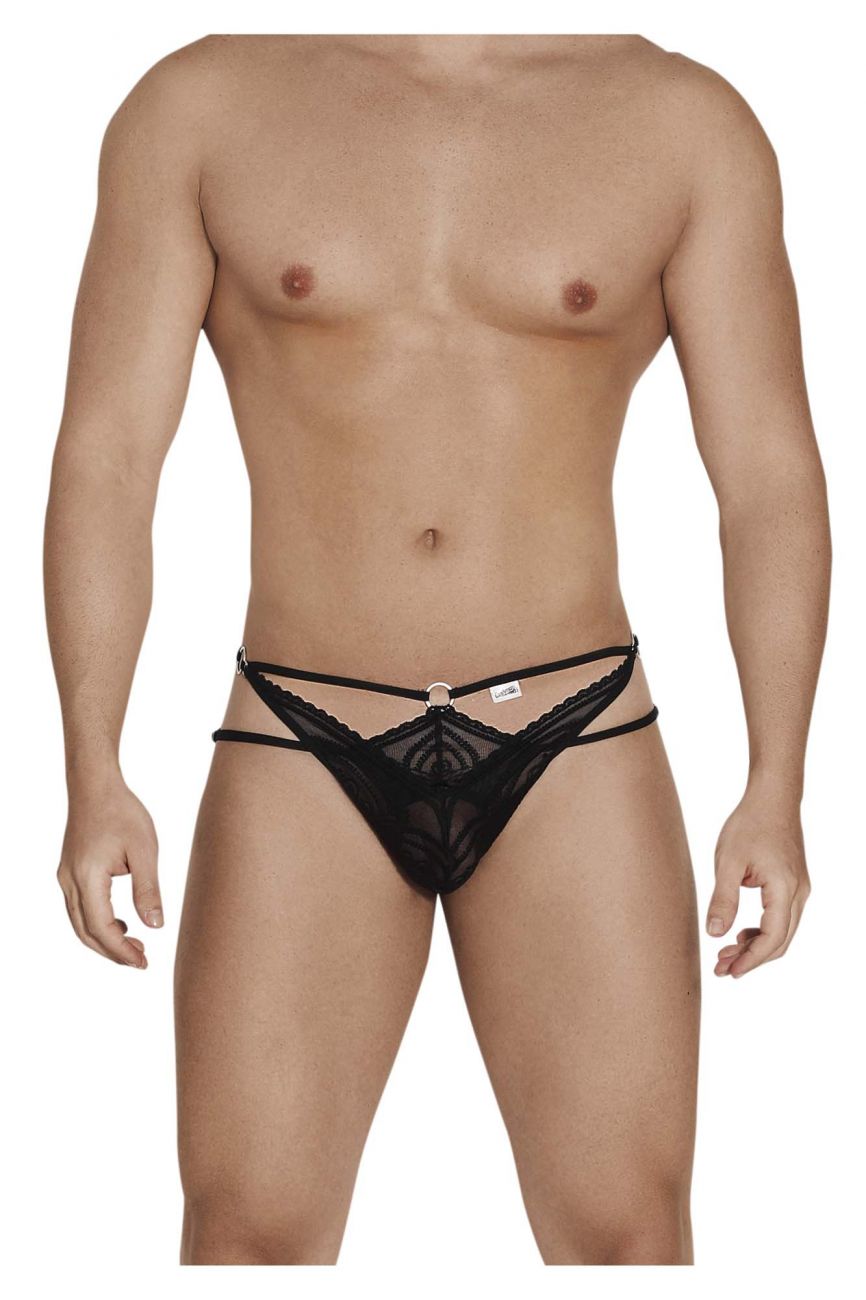 CandyMan 99547 Double Thongs Color Black – BlockParty Weho