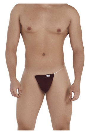 CandyMan 99548 Invisible Micro Thongs Color Burgundy