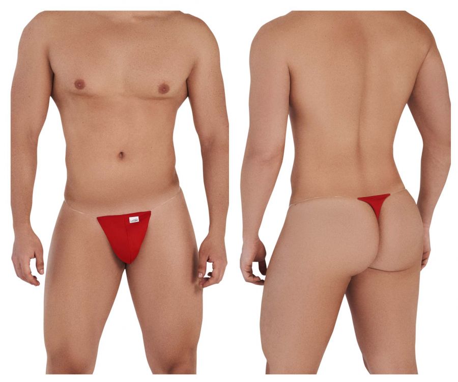CandyMan 99548 Invisible Micro Thongs Color Red