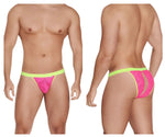 CandyMan 99554 Lace Peekaboo Bikini Color Hot Pink
