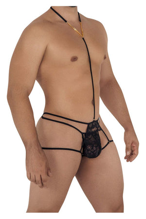 CandyMan 99583 Leash Jockstrap Color Black