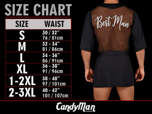 CandyMan 99358 Happy New Year Costume Outfit Color Black