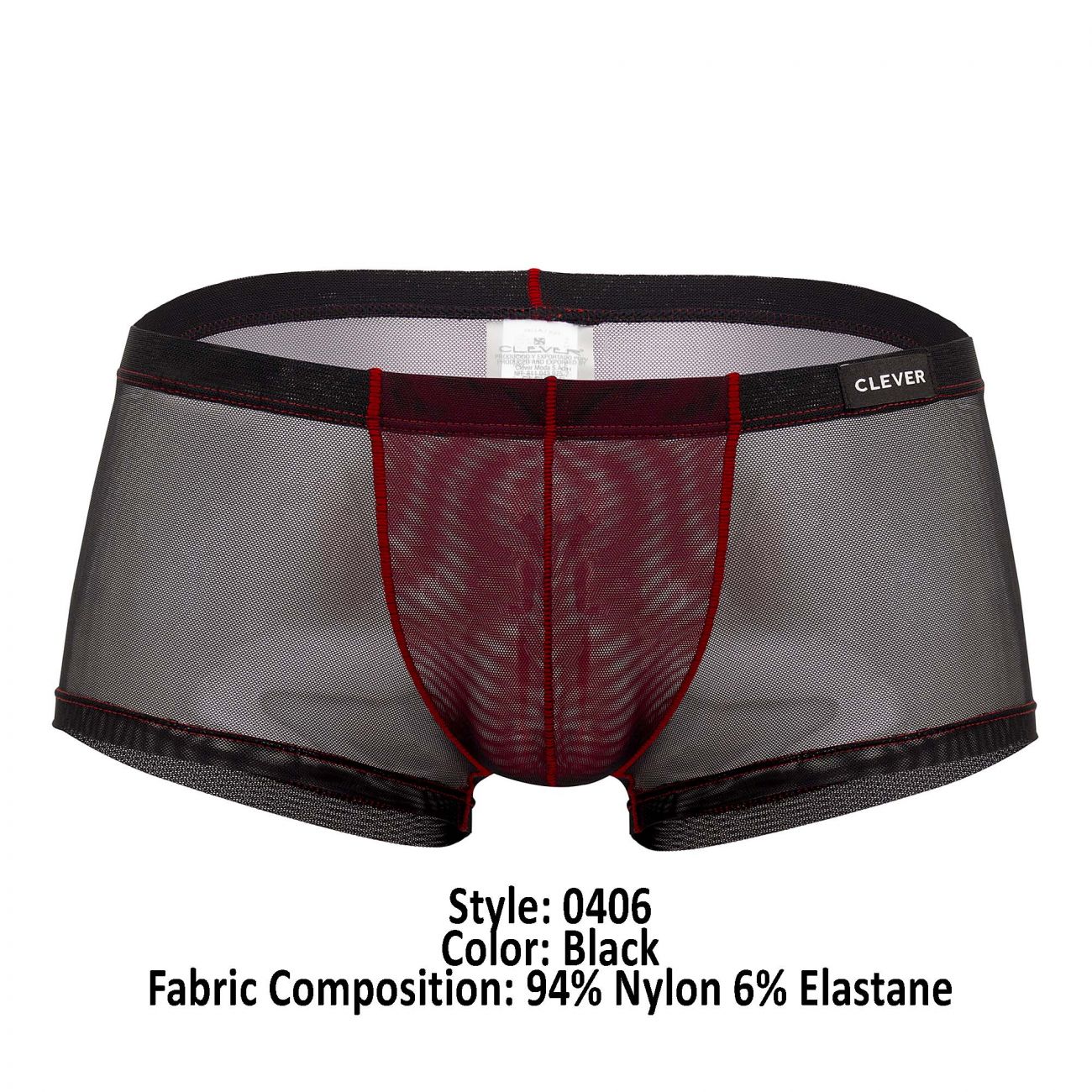 Clever 0406 Clarity Trunks Color Black