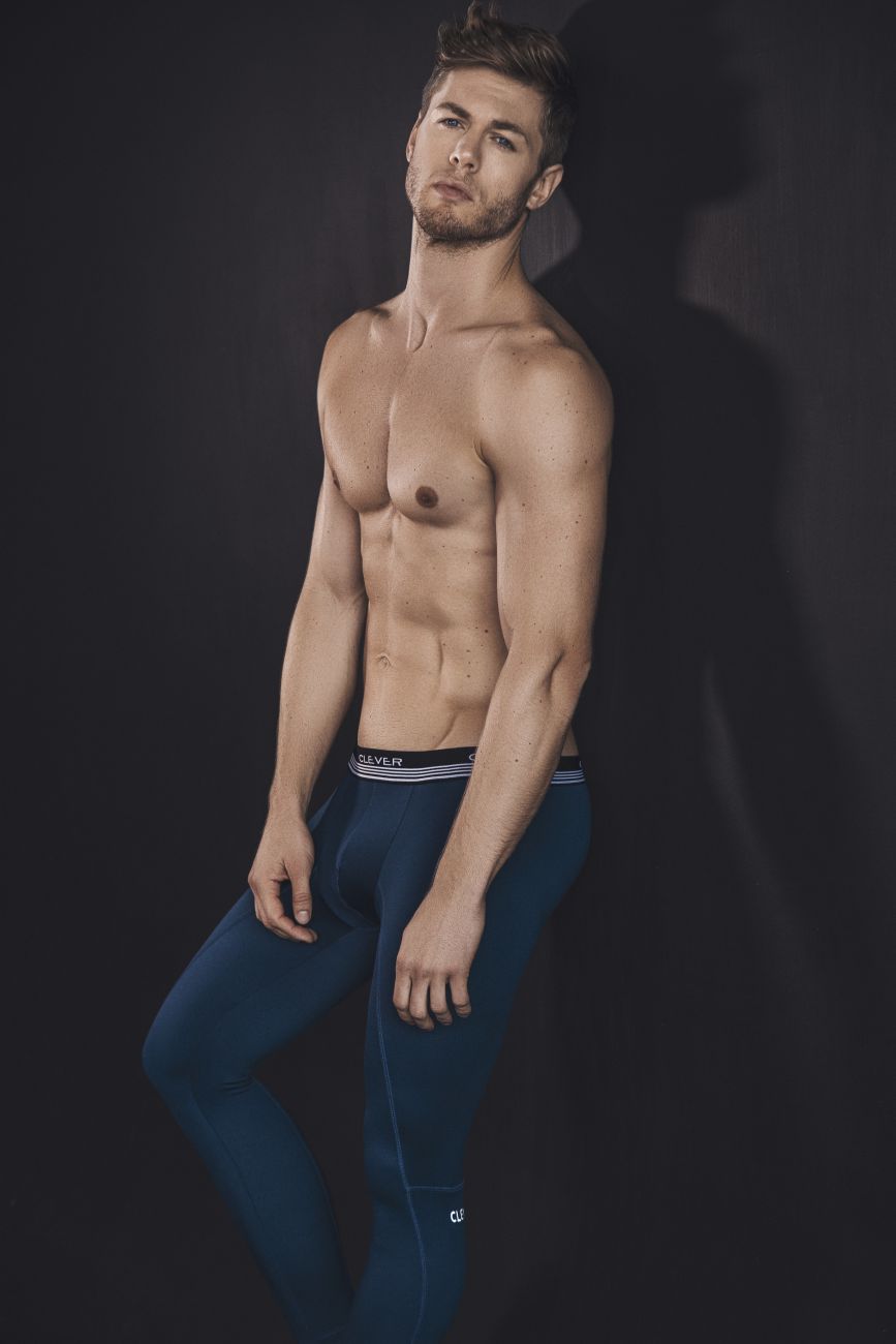 Clever 0423 Reaction Athletic Pants Color Green