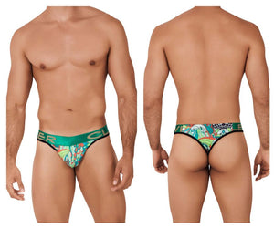 Clever 0544-1 Psychedelic Thongs Color Green