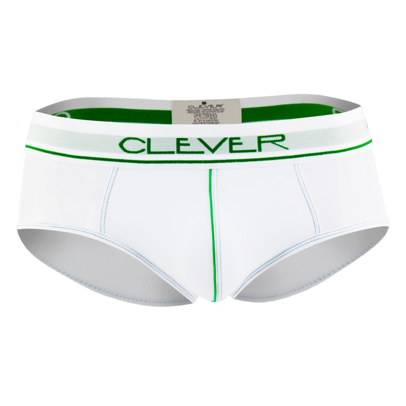 Clever 5353 Radical Piping Briefs Color White