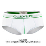 Clever 5353 Radical Piping Briefs Color White