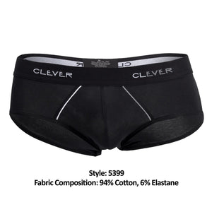 Clever 5399 Stunning Piping Briefs Color Black