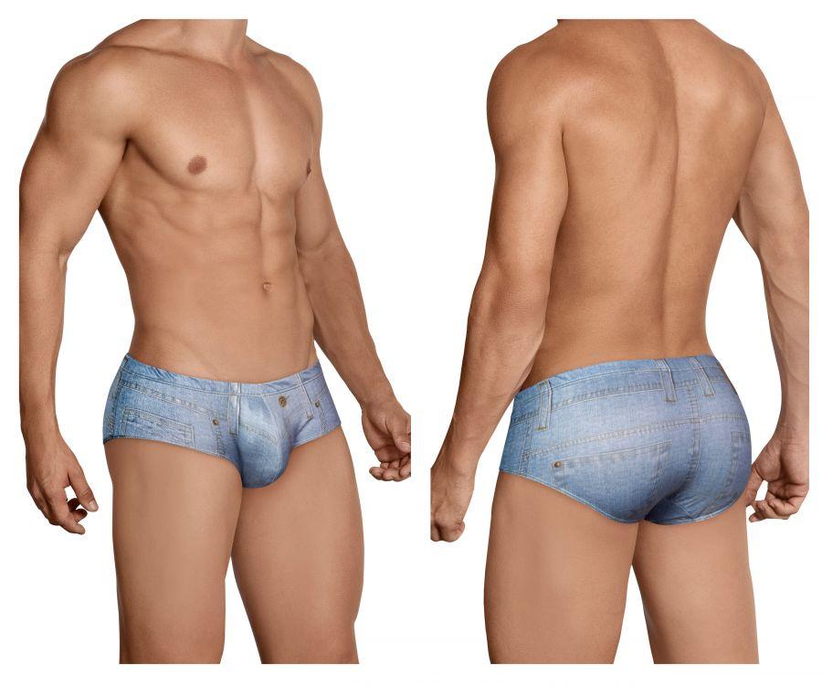 Clever 5422 Cowboy Latin Briefs Color Blue
