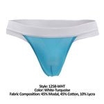 Doreanse 1258-WHT Warrior Thong Color White-Turquoise
