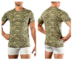 Doreanse 2560-PRN Camouflage T-Shirt Color Green