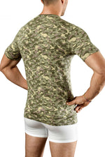 Doreanse 2560-PRN Camouflage T-Shirt Color Green