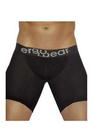 ErgoWear EW0711 FEEL Modal Long Boxer Briefs Color Black