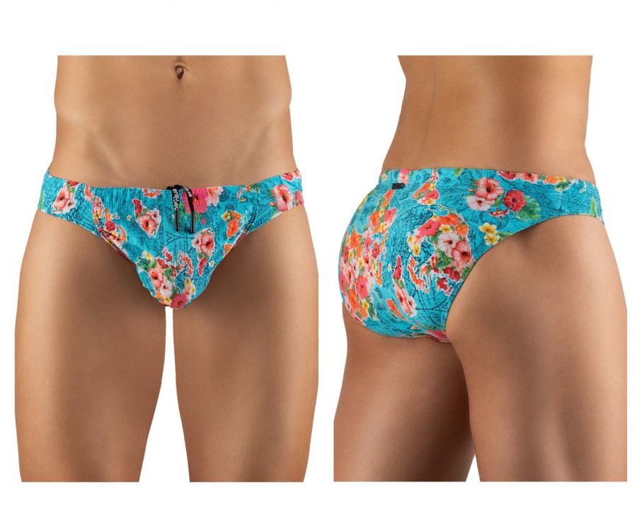 ErgoWear EW1058 FEEL Swim Mundi Swim Briefs Color Calypso