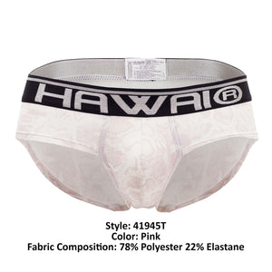 HAWAI 41945T Animal Print Hip Briefs Color Pink