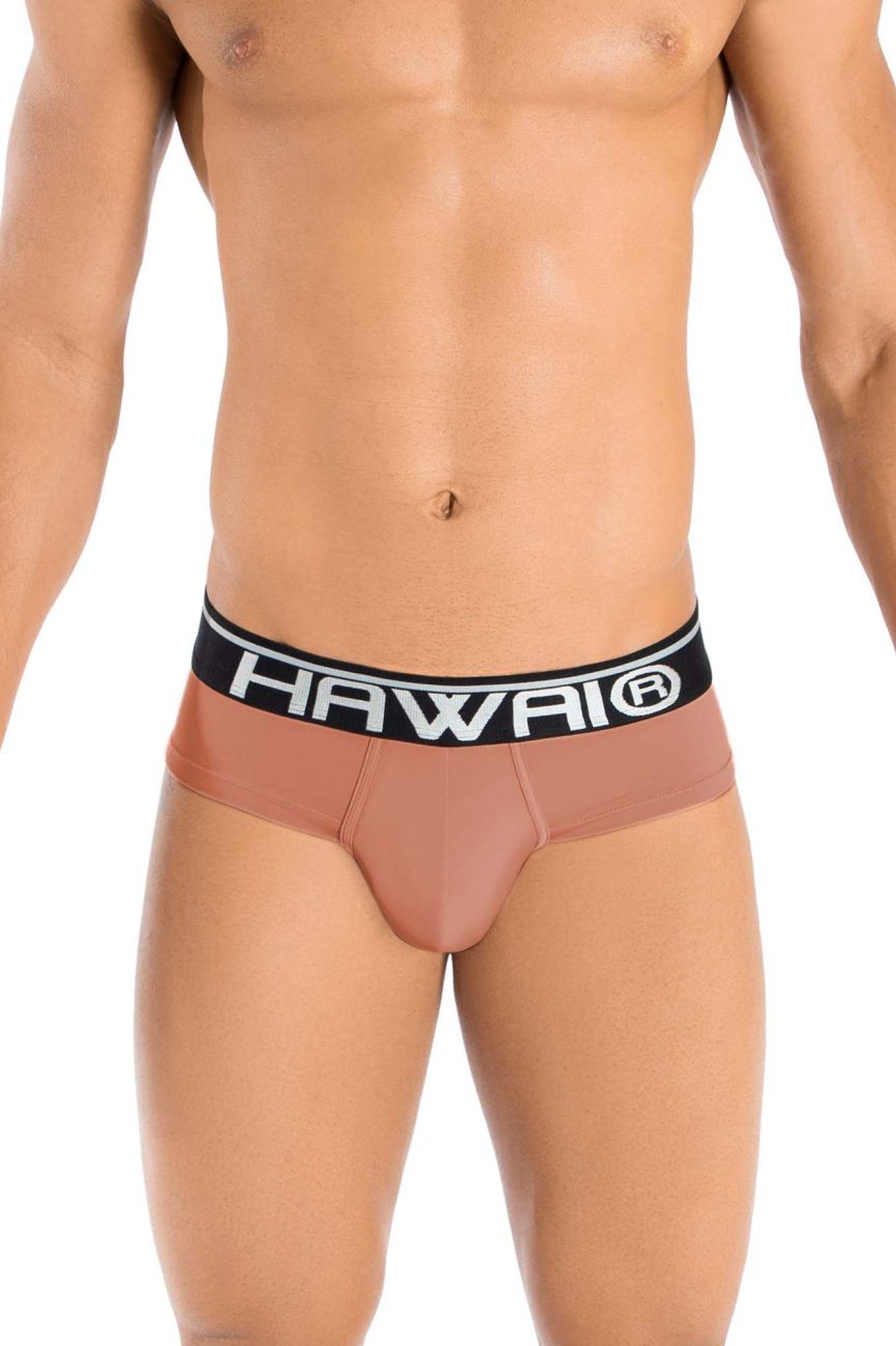 HAWAI 41945 Solid Hip Briefs Color Caramel