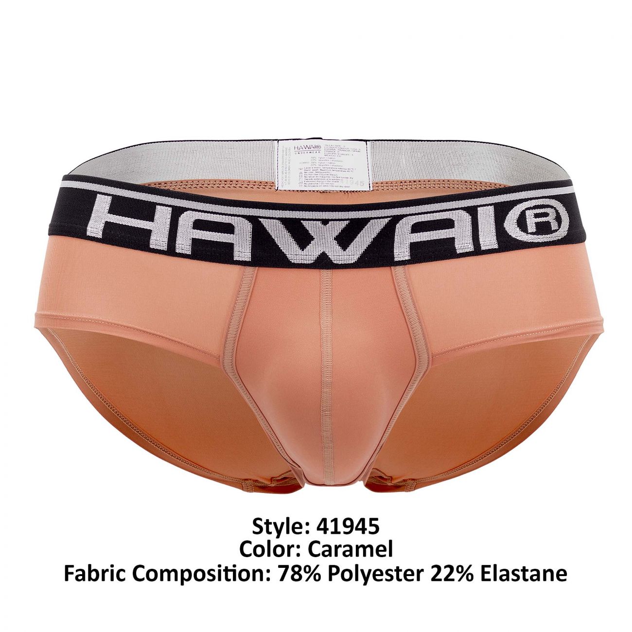 HAWAI 41945 Solid Hip Briefs Color Caramel